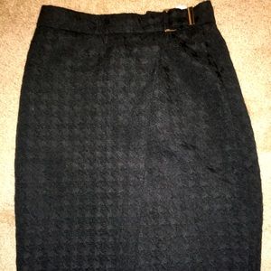 H&M Wrap Houndstooth Skirt
